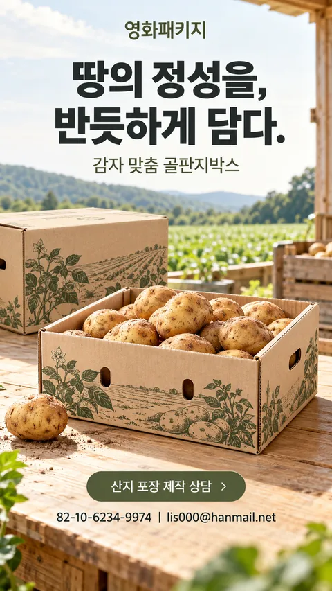 감자 포장 박스