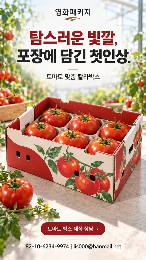 토마토 포장 박스